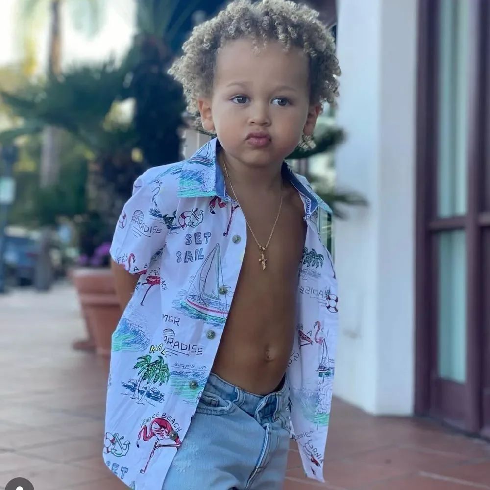 Boys short sleeve button down